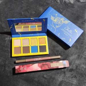 Chella Divine Purpose Eyeshadow Palette & Dual Liquid Eyeliner in Black/Blue